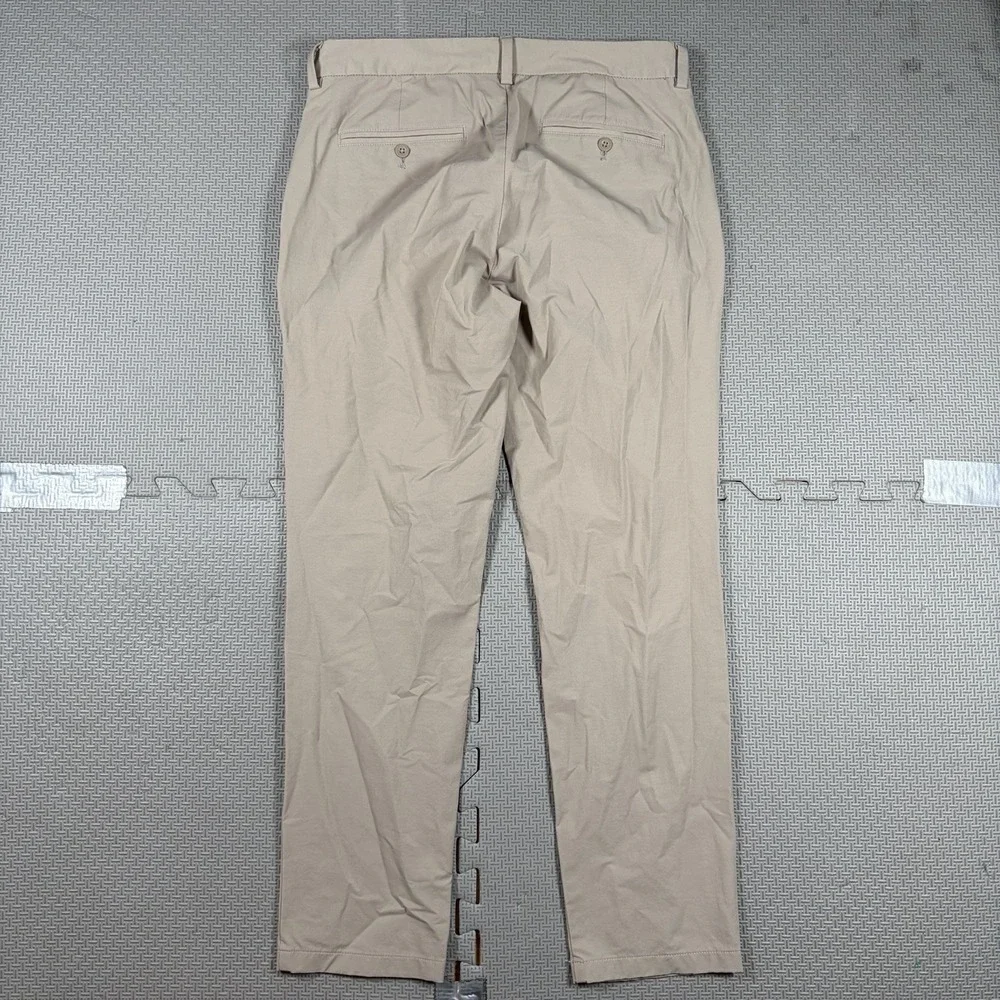 Vineyard Vines Pant Mens 33x30 Beige OTG On-The-Go Chino Straight Stretch Casual